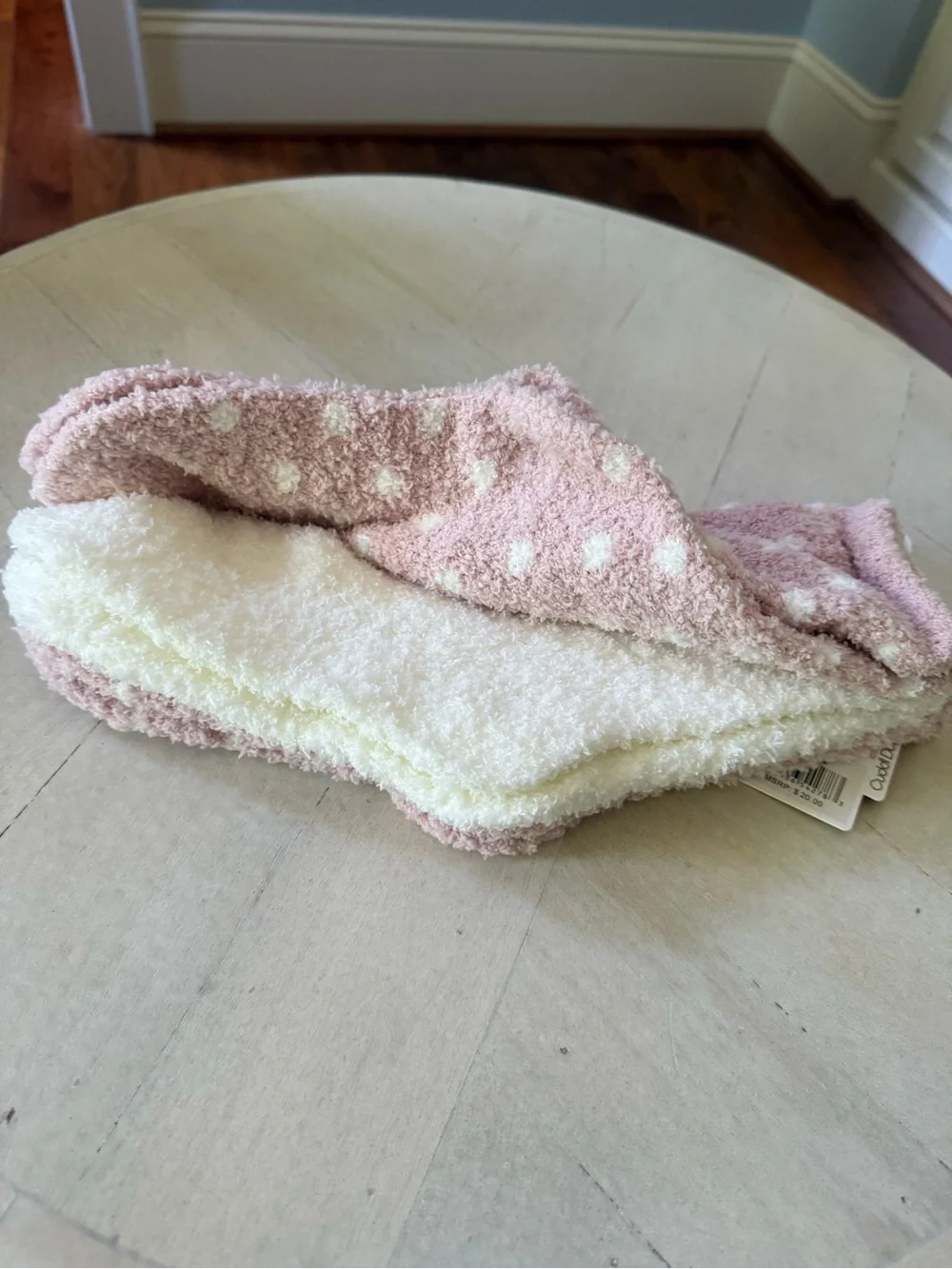 NWT Cuddl Duds 3 Pack Lounge Sock Size 4-10 🌸🌸🌸